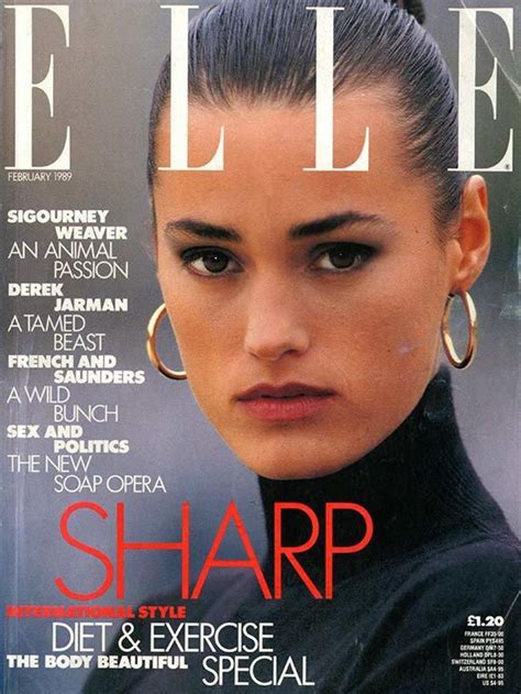 Yasmin Le Bons Elle Covers Yasmin Le Bon Yasmin Uk Fashion