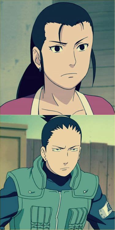 Shikamaru And His Mother Look At Them They Look The Same Like Tihs If U