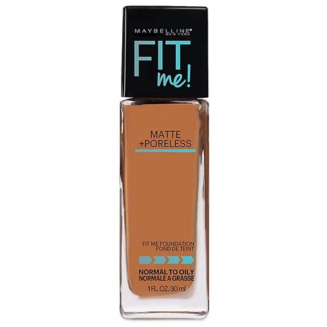 Maybelline Fit Me Matte Poreless Foundation In Classic Tan Bed