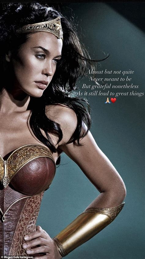Megan Gale Reflects On Almost Playing Wonder Woman In Film Justice League Mortal Daily Mail