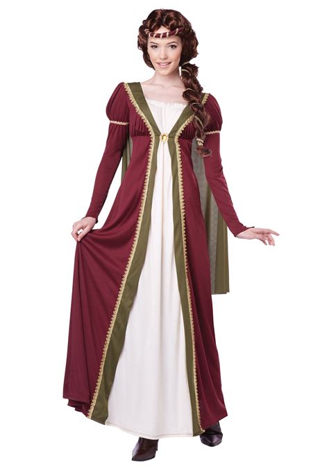 Renaissance Woman Costume Adult Medieval Maiden Halloween Fancy Dress