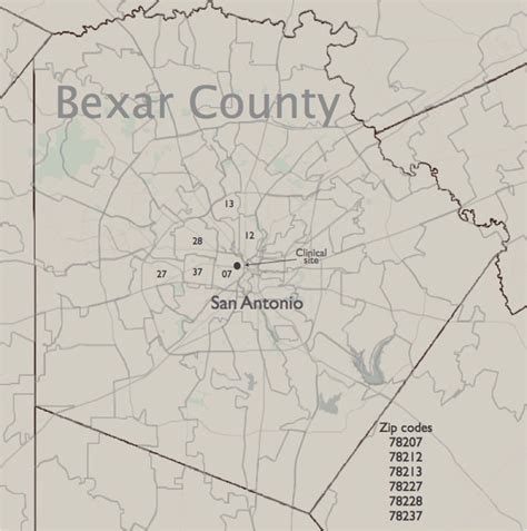 Map Of Bexar County Texas Secretmuseum