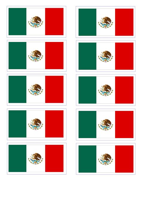 Mexico Flag Templates At
