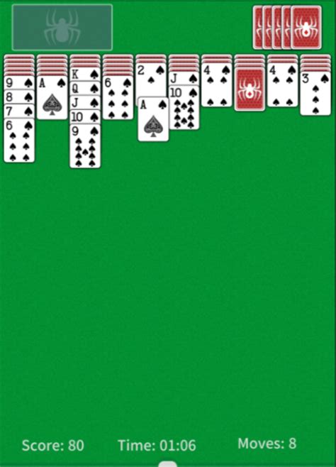 The goal is to assemble 13 cards of a suit, in ascending sequence from ace through king, on top of a pile. Spider Solitaire Classic Free Download | Play #1 Card Game on PC | Gameslol.uk