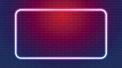 Brick Wall Background And Neon Light 14456982 Vector Art At Vecteezy