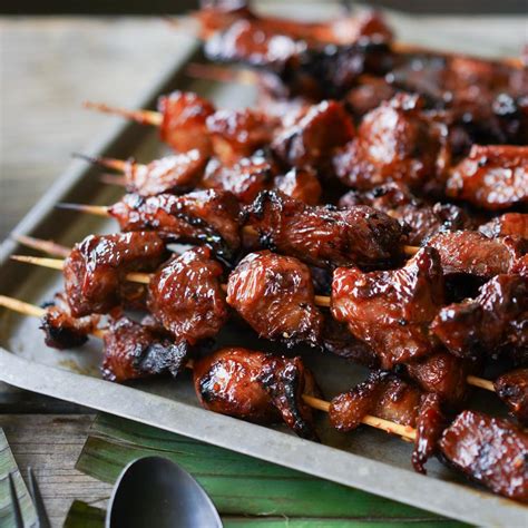 Filipino Bbq Pork Skewers Hungry Huy