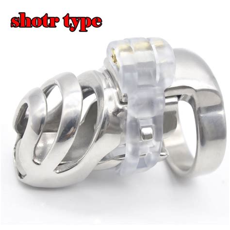 Aliexpress Com Buy Cb S Stainless Steel New Chastity Device Cock Cage Pa Hook Cbt Toys