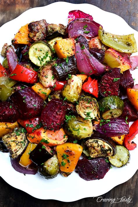 Scrumptious Roasted Vegetables - Craving Tasty