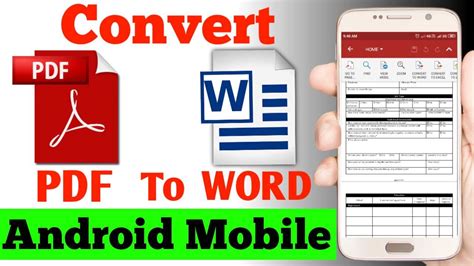 Pdf To Word Converter Free Download Mobile App Best Android Apps