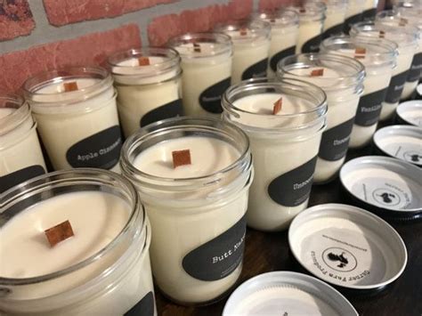 100 Soy Wood Wick Candles Provide Extremely Long Burn Times Our Wood