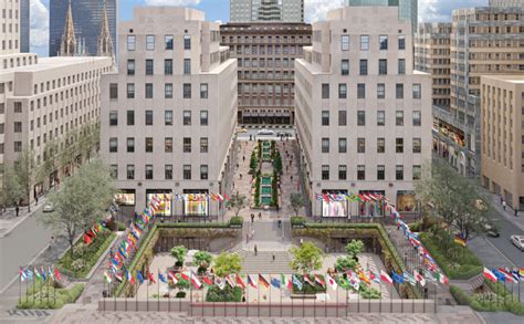 Here Is The Renovation Plan Of Rockefeller Center Plaza Under Review