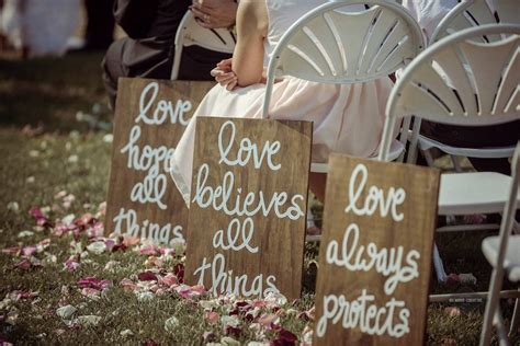 Aisle Signs Custom Wood Wedding Signs Ceremony Signs Etsy