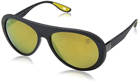 Rayban scuderia ferrari polarized sunglasses gold black green 8313m f00871. Ray-Ban Rb4310m Scuderia Ferrari Collection Aviator Sunglasses for Men - Save 3% - Lyst