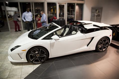2013 White Lamborghini Gallardo Convertible Side Andy Graber Flickr