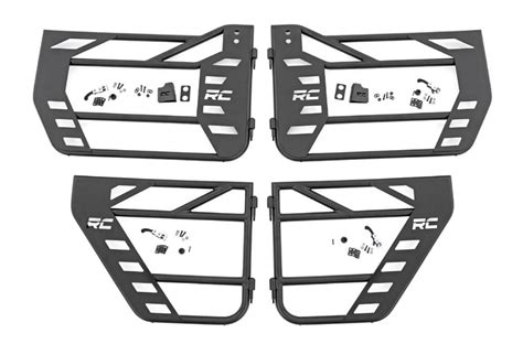 Rough Country 10588 Front And Rear Tube Doors For Jeep Jk 4 Door 2007 2018