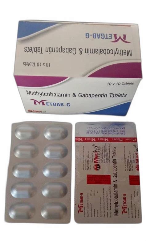 Methylcobalamin 500 Mcg Gabapentin 300 Mg Capsule Packaging Type Alu
