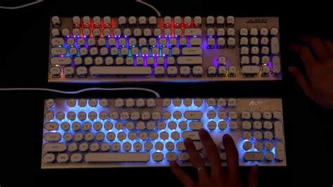 I can not type well and really would love to have the keys light up. This Colorful LED Rounded-key Keyboard Looks Sweet