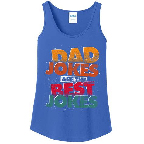 Humorous Dad Jokes Funny Rad Jokes Puns Daddy Dad Jokes Meaningful T Ladies Essential Tank