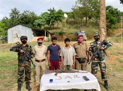 Myanmarese Nationals Arrested With Weapon And Ammunition In Mizoram