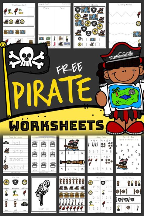 Free Printable Pirate Worksheets