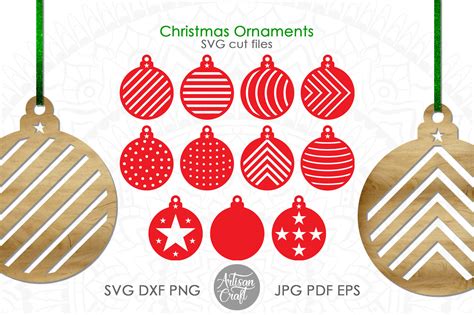 Christmas Ornament Svg Bauble Svg Graphic By Artisan Craft Svg