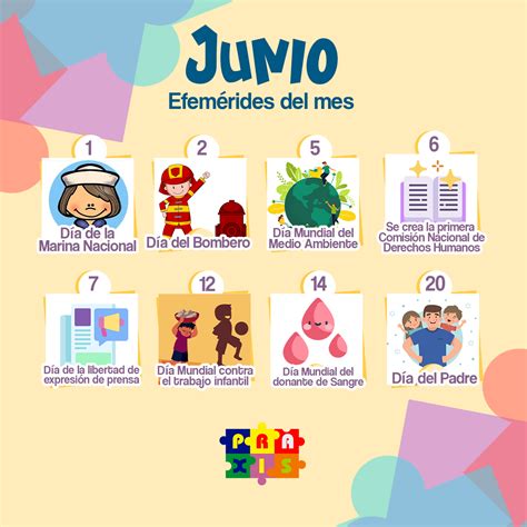 Conoce Las Efemérides Del Mes De Junio Praxis