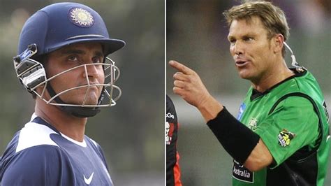 Warne Told Ganguly People Haven T Come Here To See You Block Praised Sachin Crickit