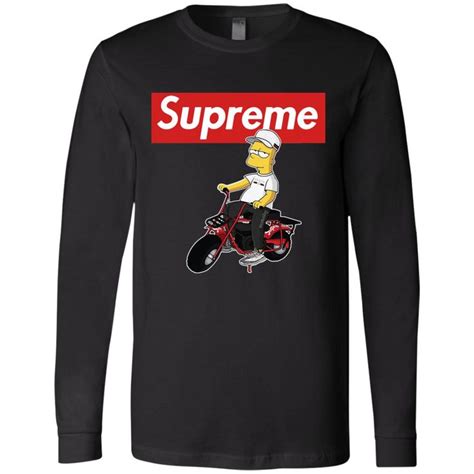 Gucci Supreme Bart Simpson Men S Long Sleeve Products Gucci Supreme