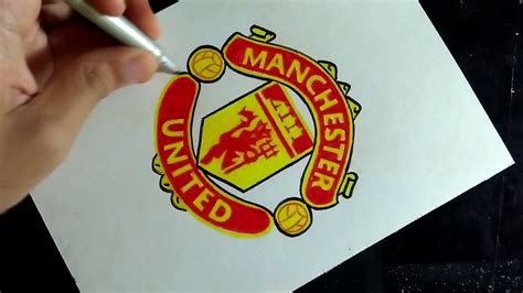 Drawing The Manchester United Logo Youtube