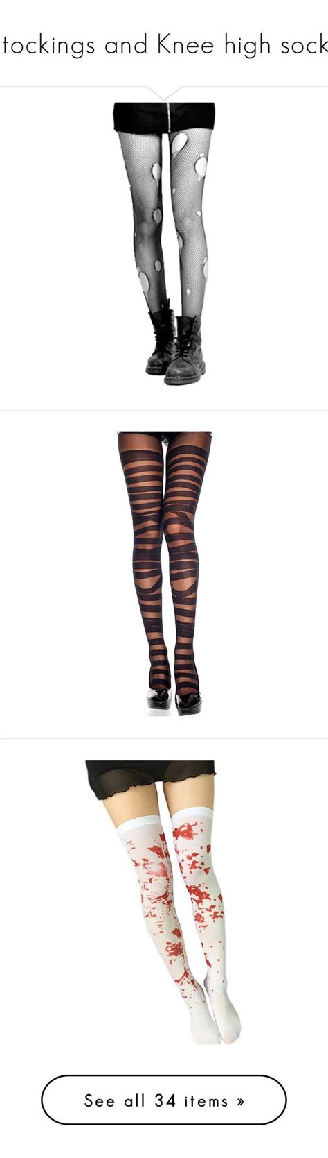 Stockings And Knee High Socks By Alice The Skatergirl Liked On Polyvore Featuring Intimates