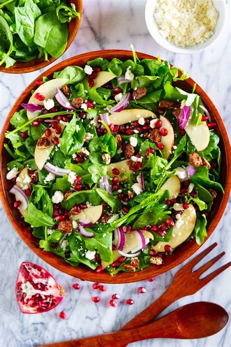 Spinach Pomegranate Salad Simply Home Cooked