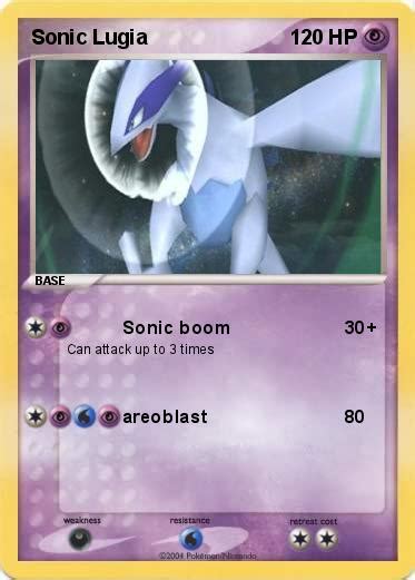 Pokémon Sonic Lugia Sonic Boom My Pokemon Card