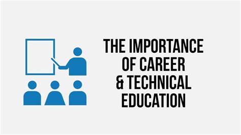 The Importance Of Career And Technical Education Youtube