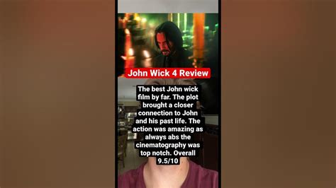 John Wick 4 Review Best Film Yet Youtube
