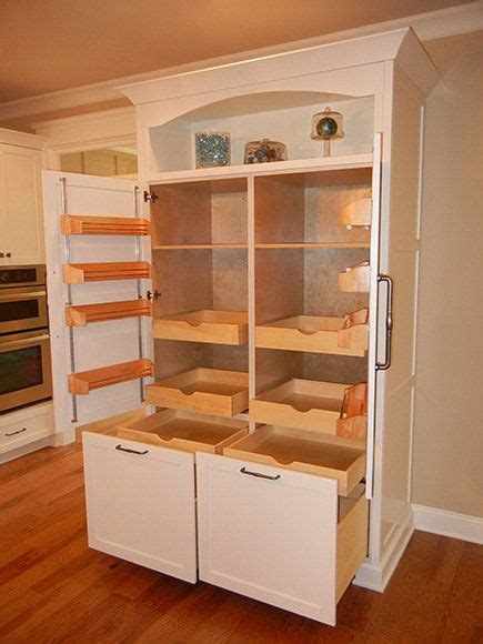 Luckily, there are many kitchen pantry cabinet ideas you can refer when you need to place one into your kitchen floor layout. Image Gallery | Kitchen and Pantry | Large Pantry Cabinet ...