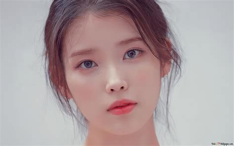 gorgeous korean singer lee ji eun iu 4k wallpaper download