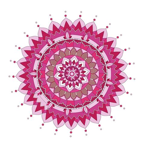 Mandala De Colofrul De Estilo Inca Vector Premium