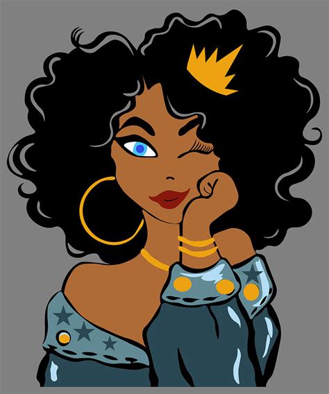 Black Queen Black Girl Magic Black Woman Digital Art By Stacy Mccafferty