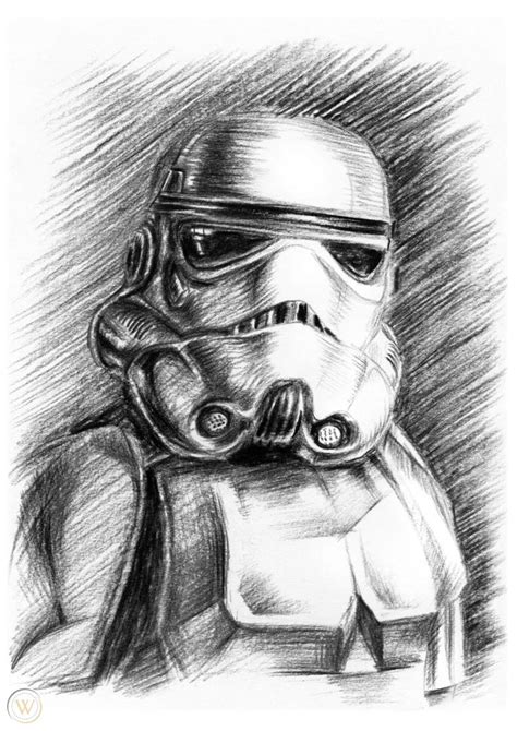 This poster, illustrated again by drew struzan, originally included count dooku, the lead villain of the film, but struzan was asked to remove him at the request of george lucas. LIMITED A3 STAR WARS Stormtrooper print | poster armour ...