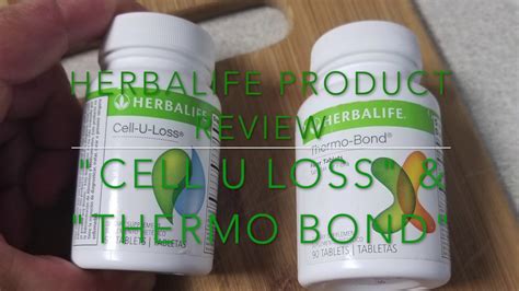 Take 1 tablet 3 times per day with meals. Herbalife Product Review Thermo Bond, Cell u loss - YouTube