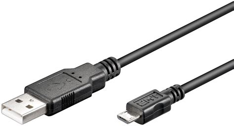 Goobay Usb Hi Speed Kabel Usb Stecker Auf Micro Usb Stecker Schwarz M Elv Elektronik