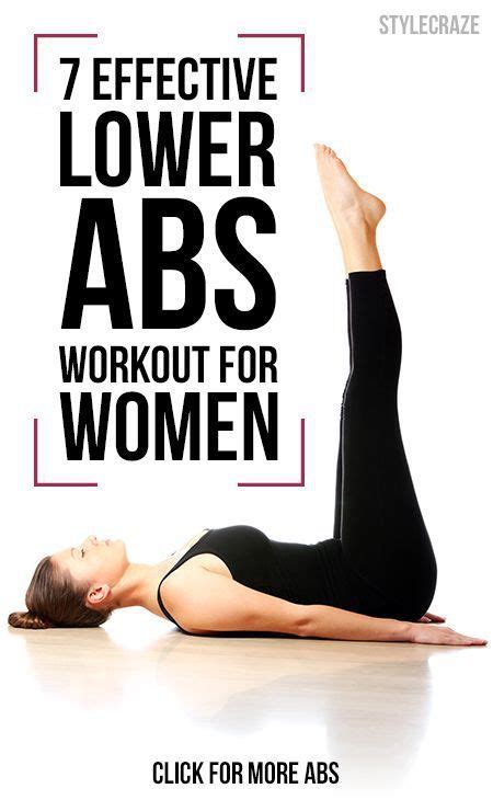 7 Effective Lower Abs Workout For Women Lower Abs Workout Lower Ab