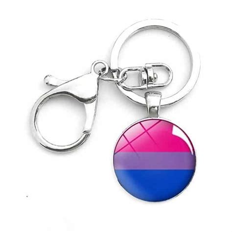 Bisexual Pride Key Chain ⋆ Pride Shop Nz