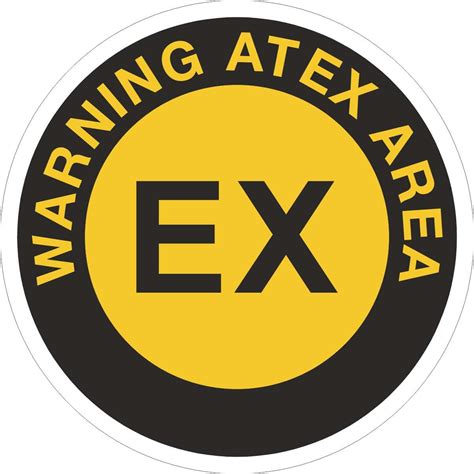 Warning Atex Floor Graphic Sign Shop Ireland Css Signs