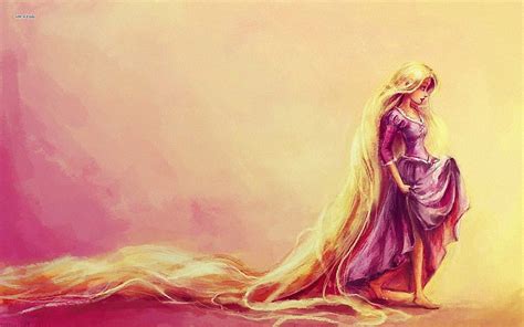 fantasy art women long hair pink dress rapunzel tangled blonde princess disney 503 kb mocah