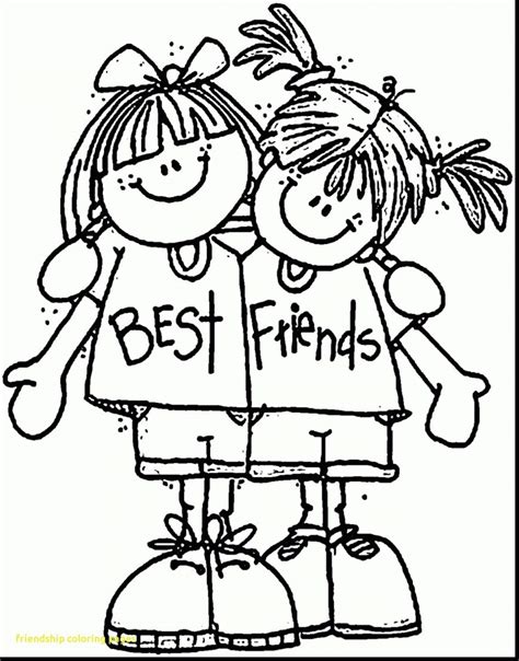 Coloring Pages Of Best Friends Forever At Free