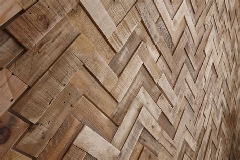 Timberwall Reclaimed Collection Wall Paneling Herringbone