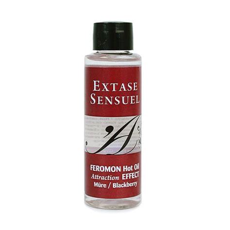 extase sensuel aceite de masaje efecto calor con feromonas mojito sabores sexshop