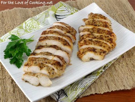 I did a quick brine using water, salt, peppercorns, and garlic cloves. Brined and Baked Chicken Breasts | For the Love of Cooking