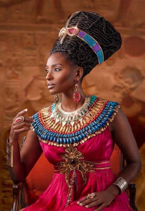egyptian queen in true historic reflection right down to her complexion beautiful added by